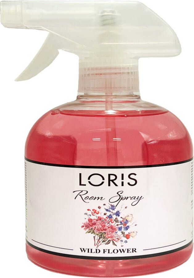 Loris Parfum Wildflower Roomspray Interieurspray Huisparfum 500 ml