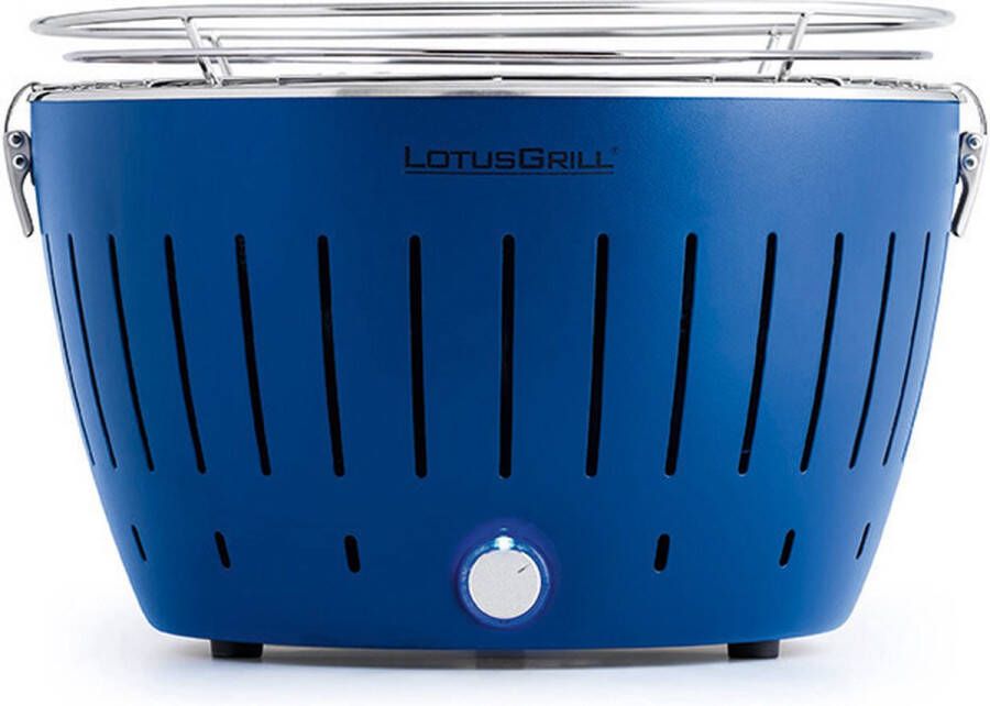 LotusGrill Classic Hybrid Tafelbarbecue Ø350mm Diepblauw
