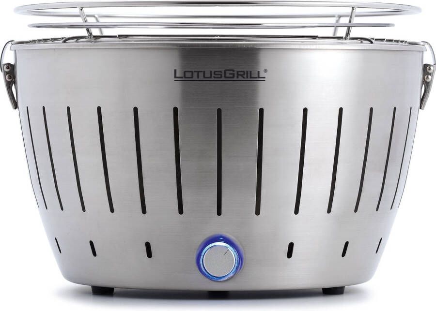 LotusGrill Classic Hybrid Tafelbarbecue Ø350mm rvs