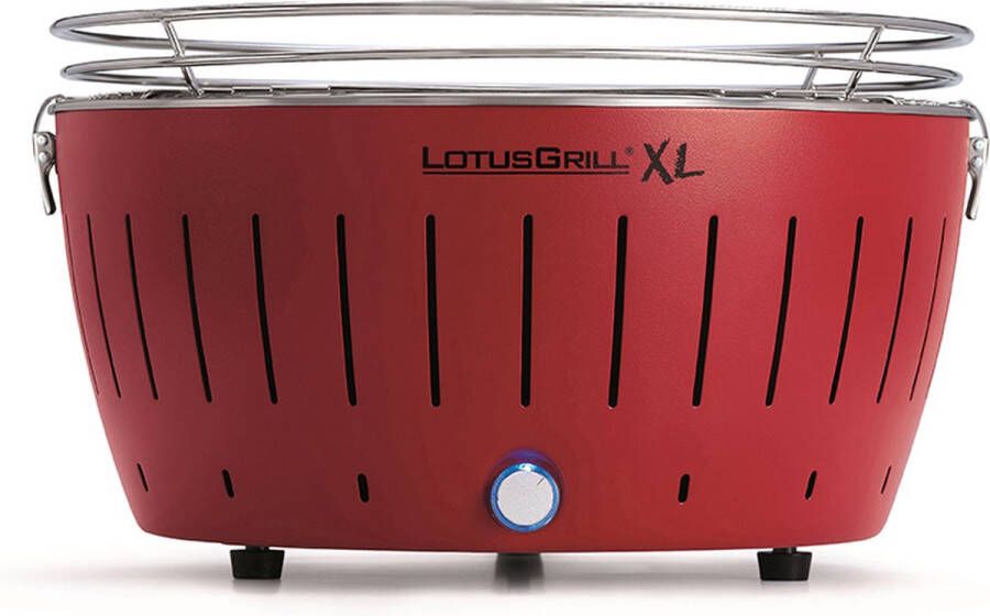 LotusGrill Xl Hybrid Tafelbarbecue Rood Diameter435 Mm Lotus Grill