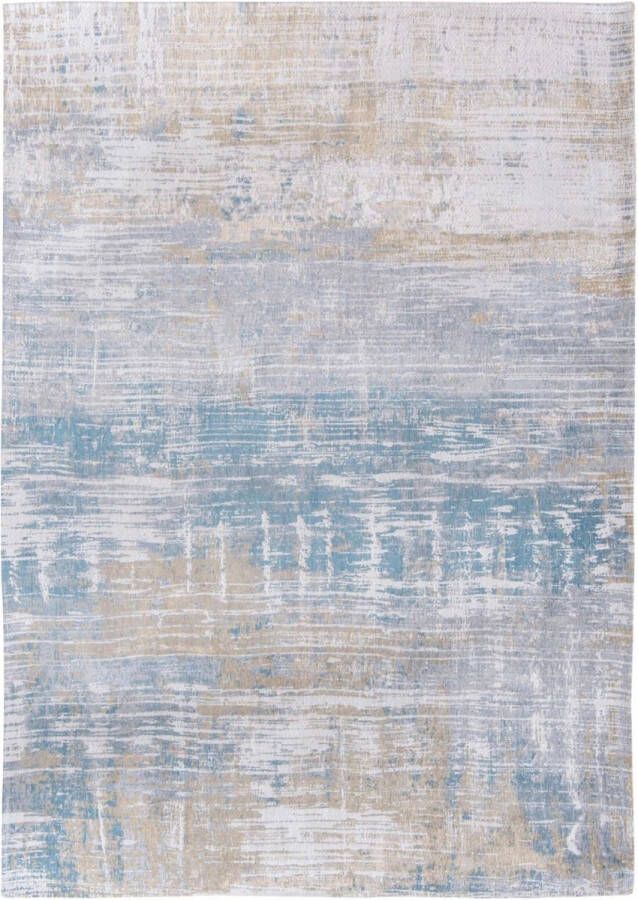 Louis de Poortere 8718 Atlantic Long Island Blue 140x200 cm Vloerkleed