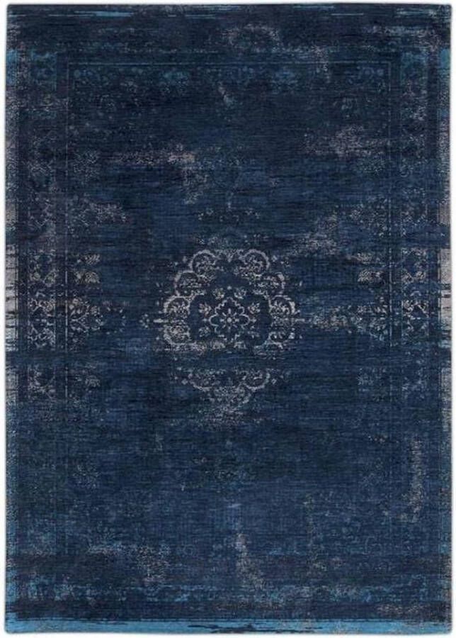 Louis de Poortere Fading World Medallion vloerkleed (Afmetingen: 280×200 cm Basiskleur: donkerblauw)