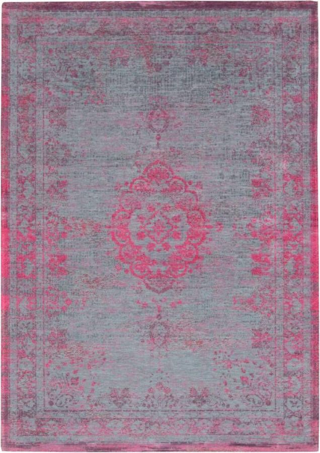 Louis de Poortere Fading World Medallion vloerkleed (Afmetingen: 360×280 cm Basiskleur: rood roze grijs)