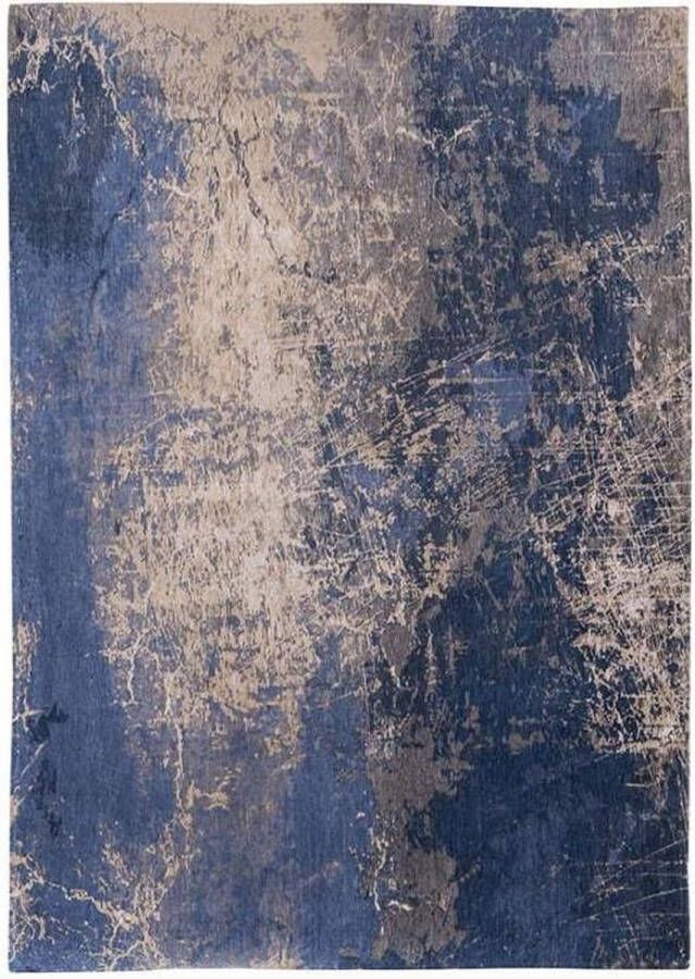 Louis de Poortere Mad Men Cracks vloerkleed (Afmetingen: 200×140 cm Basiskleur: blauw)