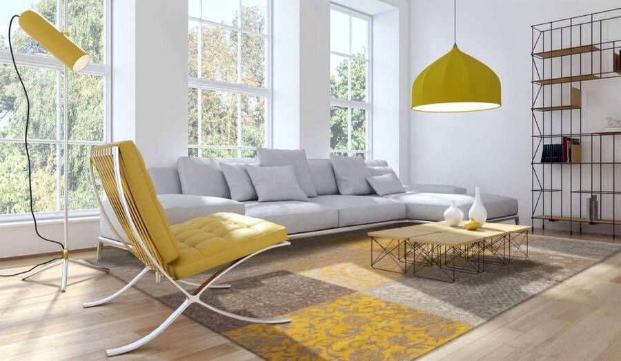 Louis de Poortere Vintage Multi vloerkleed (Afmetingen: 360×280 cm Basiskleur: geel)