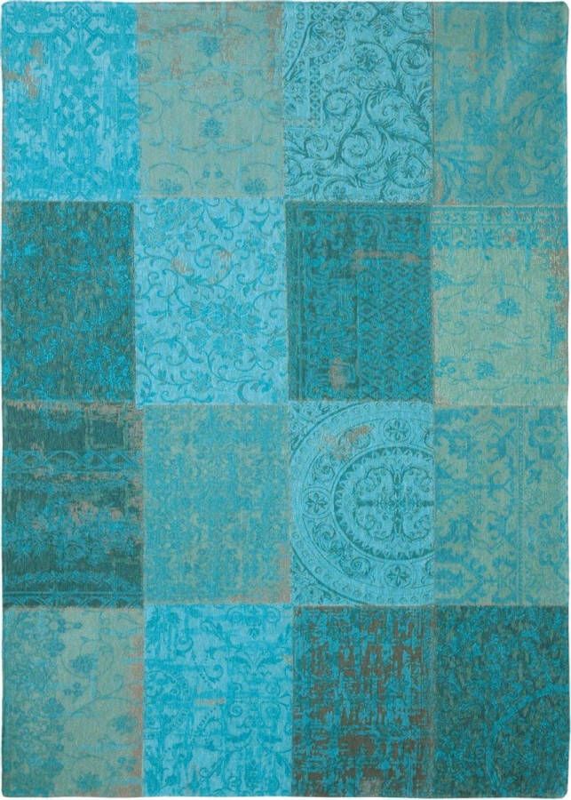 Louis de Poortere Vintage Multi vloerkleed (Afmetingen: 330×230 cm Basiskleur: zeeblauw)
