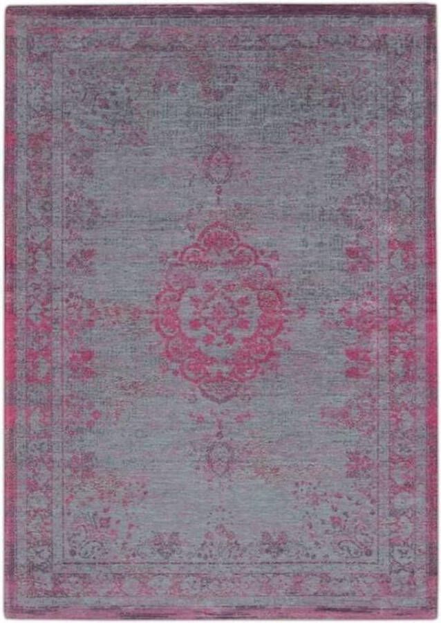 Louis de Poortere Fading World Medallion vloerkleed (Afmetingen: 330×230 cm Basiskleur: rood roze grijs)