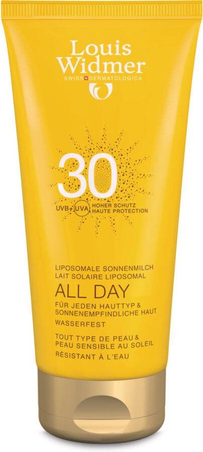 Louis Widmer All day spf30 ongeparfumeerd 200ml