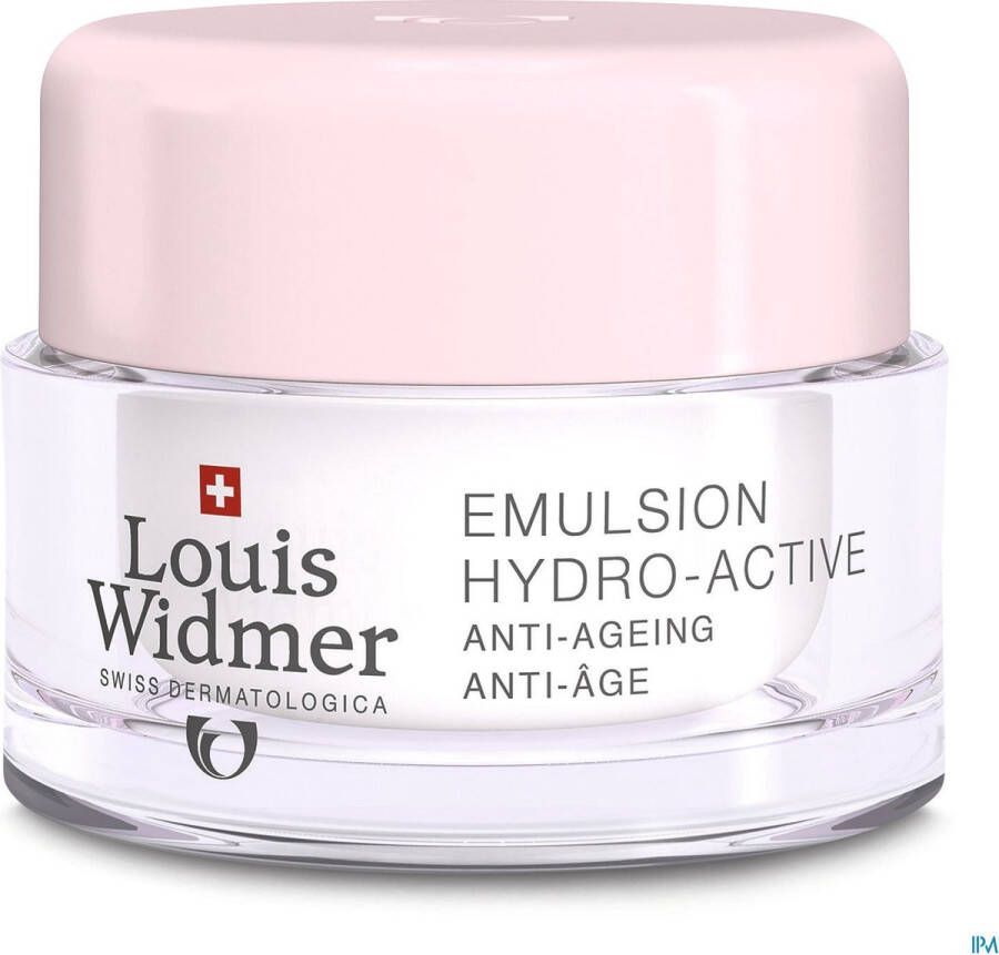 Louis Widmer Dag Hydro-active Emulsie Parf Pot 50ml