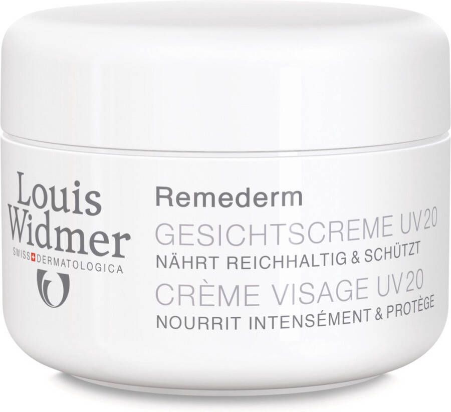 Louis Widmer Geparfumeerde Remederm UV20 gezichtscrème 50 ml