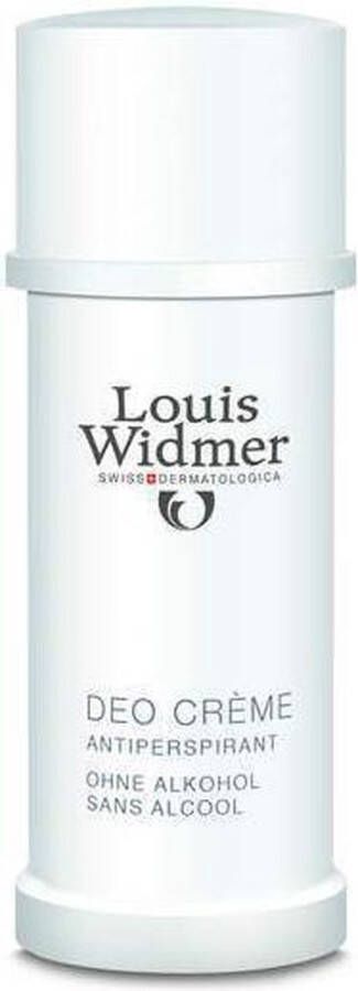 Louis Widmer Deo Crème Antiperspirant Licht Geparfumeerd Deodorant Crème 40 ml