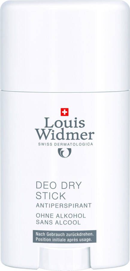 Louis Widmer Deo Dry Stick Antiperspirant Licht Geparfumeerd Deodorant Stick 50 ml