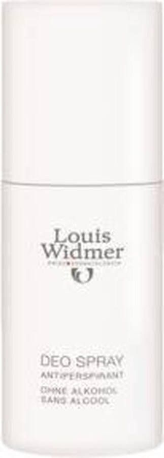 Louis Widmer Deo Spray Antiperspirant Licht Geparfumeerd Deodorant Spray 75 ml