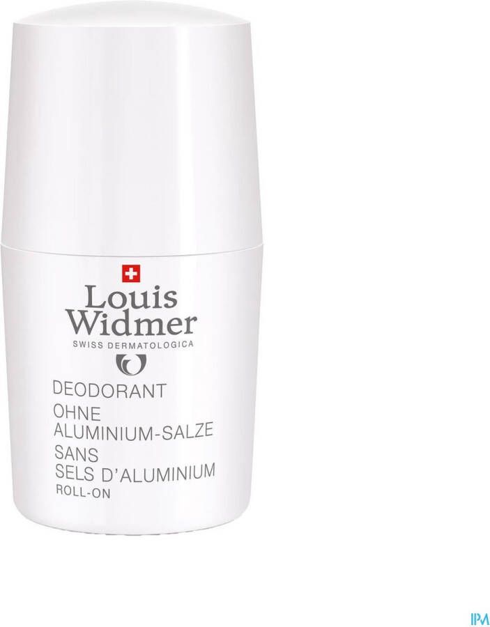 Louis Widmer Deodorant zonder aluminiumzouten roll-on ongeparfumeerd