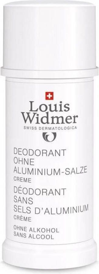 Louis Widmer Deodorant zonder aluminiumzouten crème ongeparfumeerd