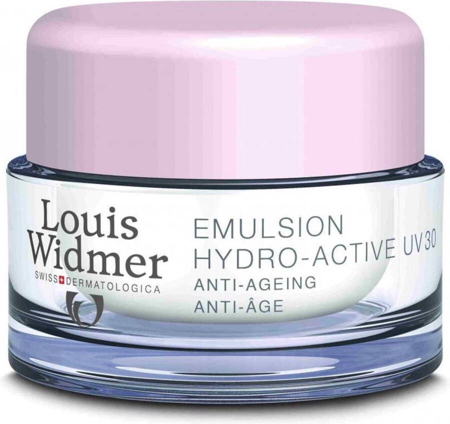 Louis Widmer Dermocosmetica Gezicht Emulsion Hydro-active Uv30 Emulsie Normale gemengde Huid 50ml