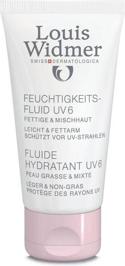 Louis Widmer Fluide Hydratant UV 6 Licht Geparfumeerd Gezichtsfluid 50 ml