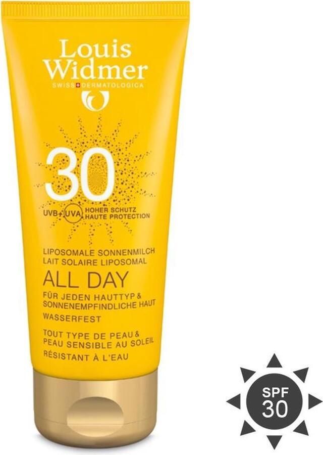 Louis Widmer All Day Ongeparfumeerd Zonnemelk 100 ml