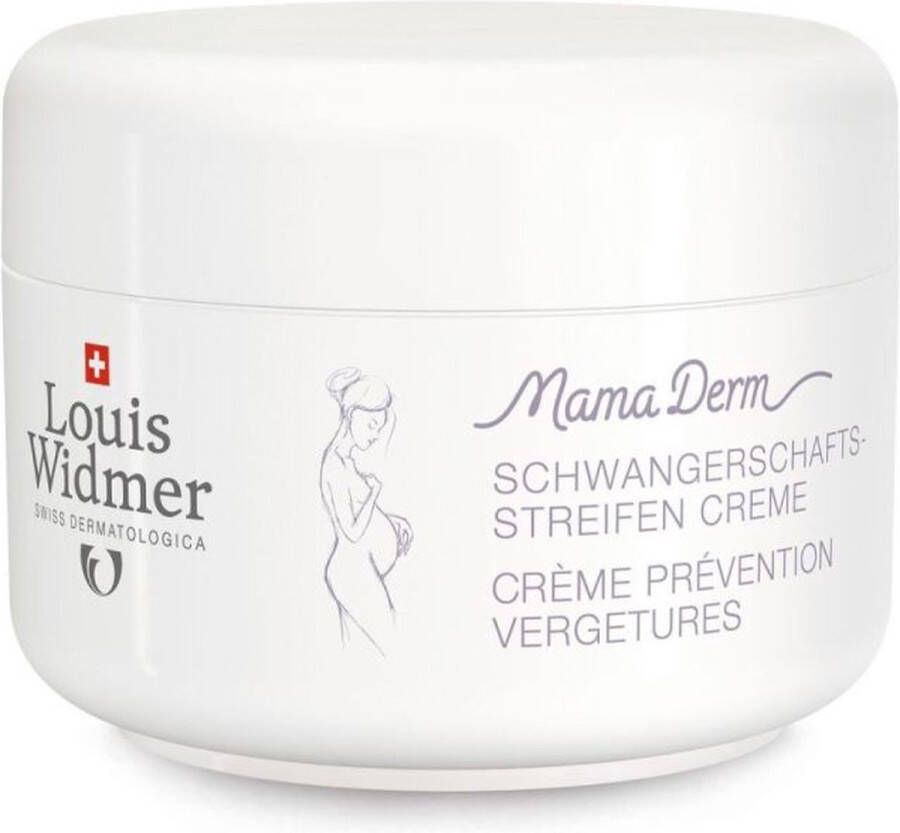 Louis Widmer Mamaderm crème tegen striemen geparfumeerd 250 ml