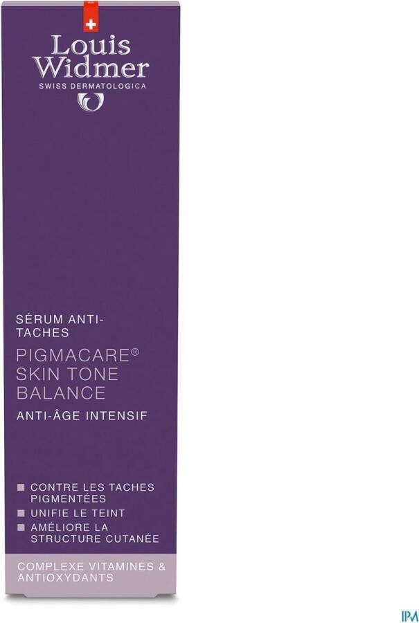 Louis Widmer Pigmacare skin tone balance geparfumeerd