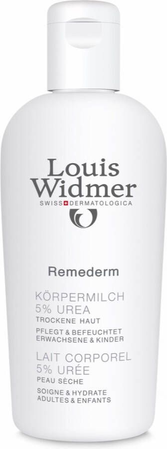 Louis Widmer Remederm Lichaamsmelk 5% ureum (ongeparfumeerd) (200ML)
