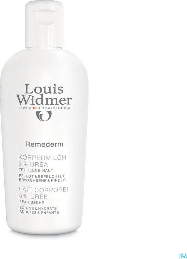 Louis Widmer Remederm Lichaamsmelk 5% ureum (ongeparfumeerd) (200ML)