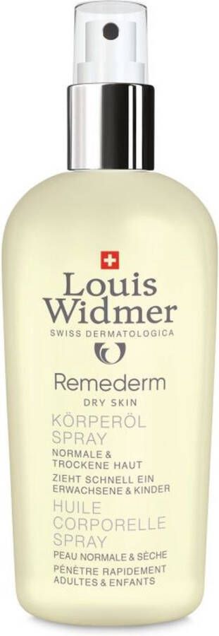 Louis Widmer Remederm Lichaamsolie Spray (geparfumeerd) (150ML)