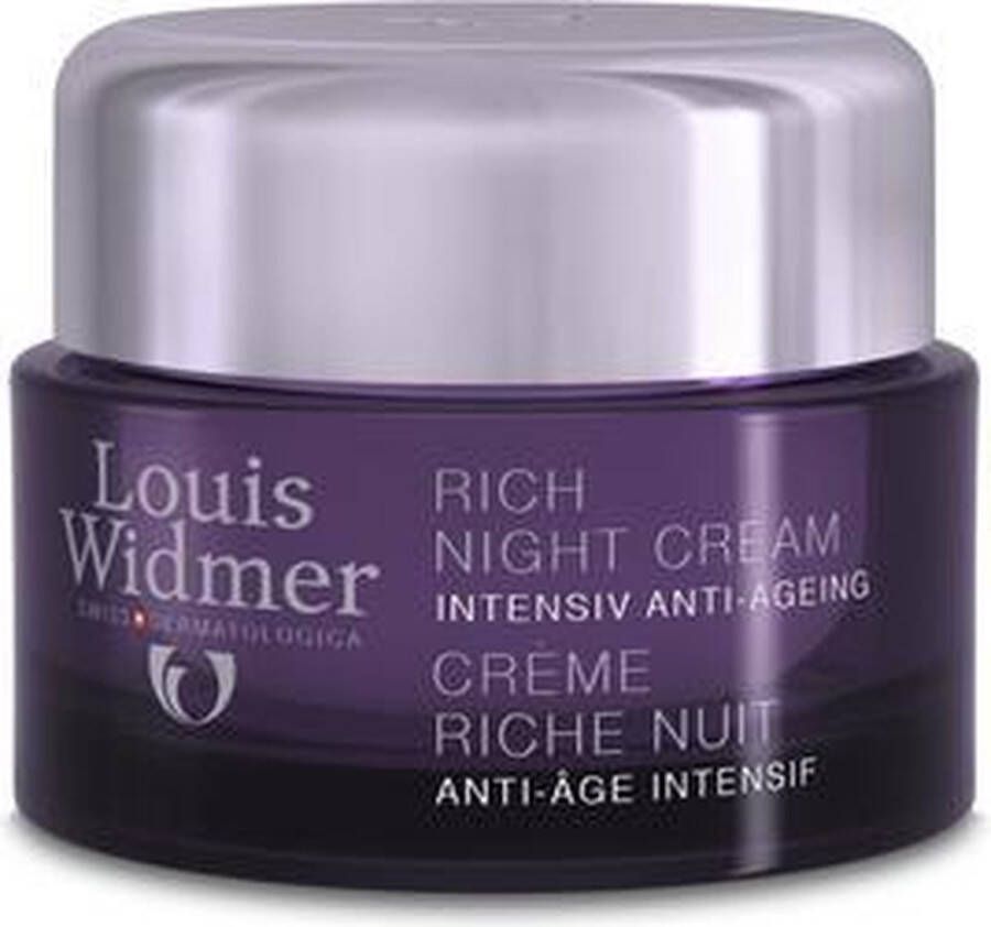 Louis Widmer Rijke Nachtcreme Geparfumeerd 50ml