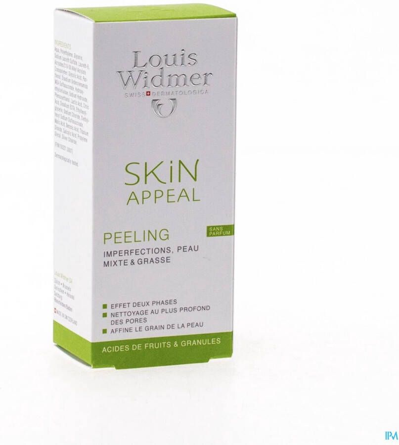 Louis Widmer Skin Appeal Peeling N parf Tube 50ml
