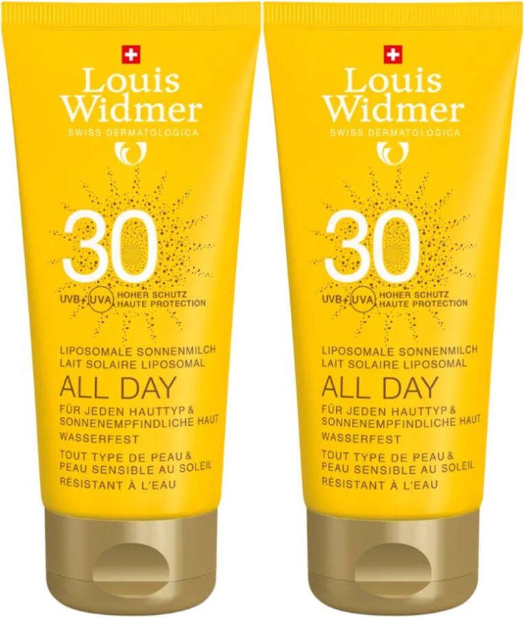 Louis Widmer Sun All Day 30 Duo N parf Tube 2x100ml