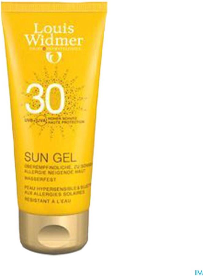 Louis Widmer Melk Zonnebescherming Sun Gel SPF30