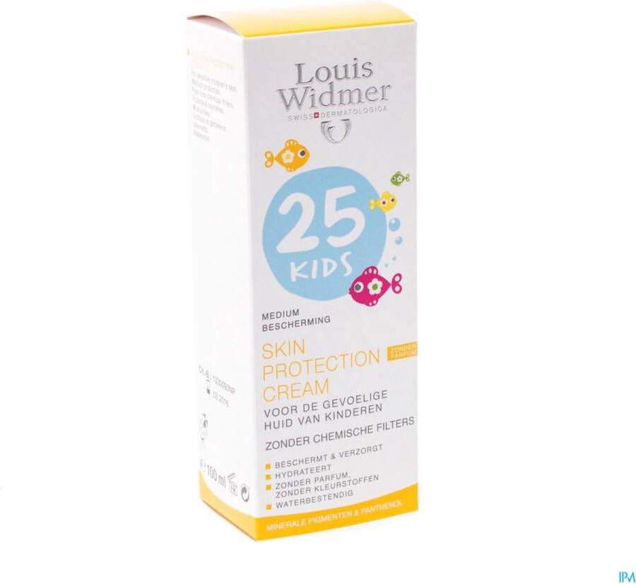 Louis Widmer Crème Zonnebescherming Kids Skin Protection Cream