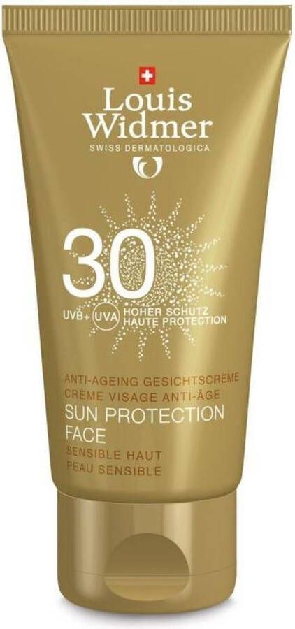 Louis Widmer Sun Protection Face SPF30 Zonder Parfum Zonnecreme 50 ml