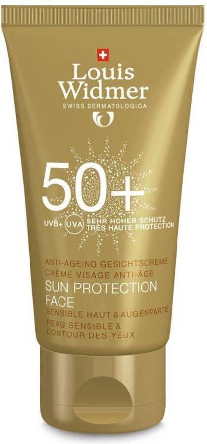 Louis Widmer Sun protection gezicht spf50+ geparfumeerd