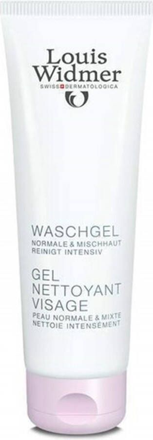 Louis Widmer Wash Gel Ongeparfumeerd Reinigingsgel 125 ml