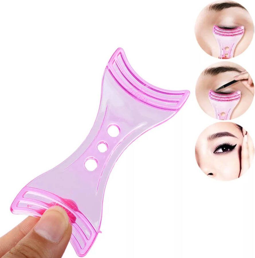 LOUZIR Eyeliner Sjablonen Stempel Eyeliner hulp Eyeliner tool Herbruikbaar