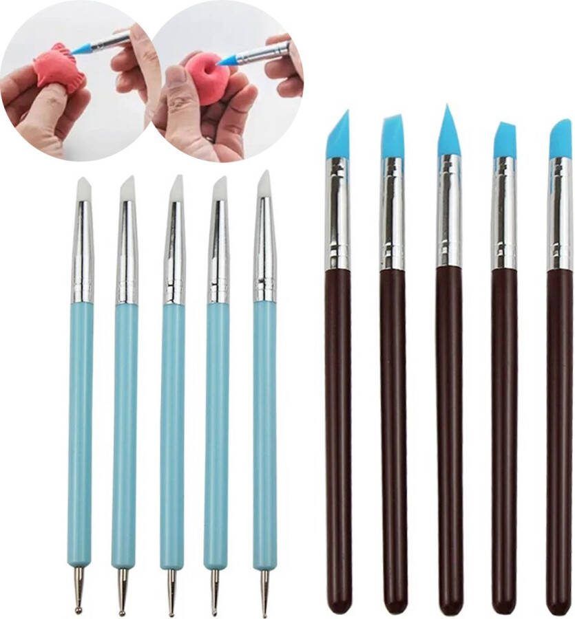 LOUZIR Klei Gereedschap Modelleer Pottenbakken Boetseren Beeldhouwen Modeling Tools Boetseergereedschap