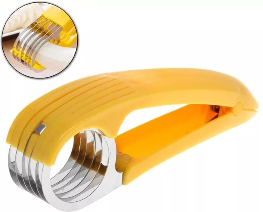 LOUZIR Bananensnijder Multifunctionele Bananen snijder Groentesnijder Fruitsnijder Keukenaccessoires