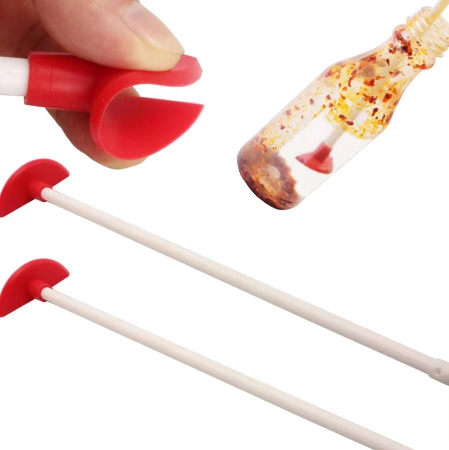 LOUZIR Flessenlikker Pannenlikkers Silicone flessen schraper Potten Schoonmake Potten Schraper keukenhulpjes