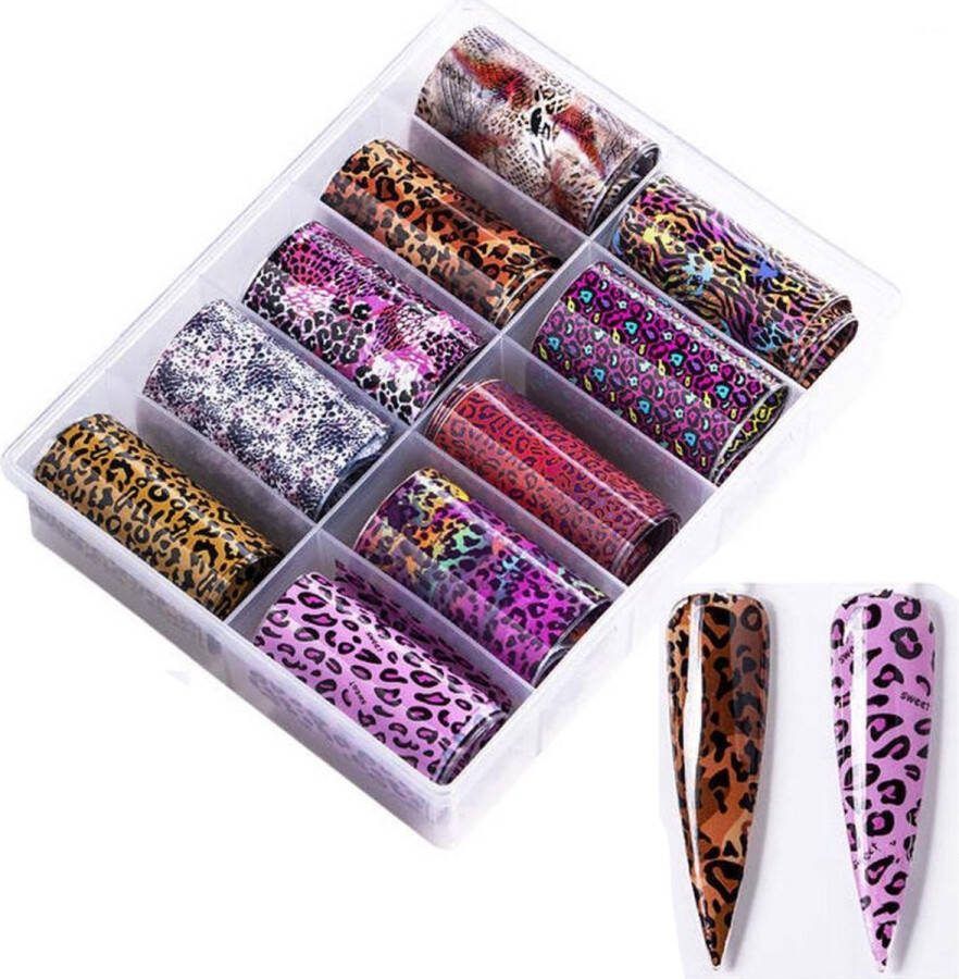 LOUZIR Nagel Decoratie Nagel Transfer Folie Nail Art Set Versiering Folie