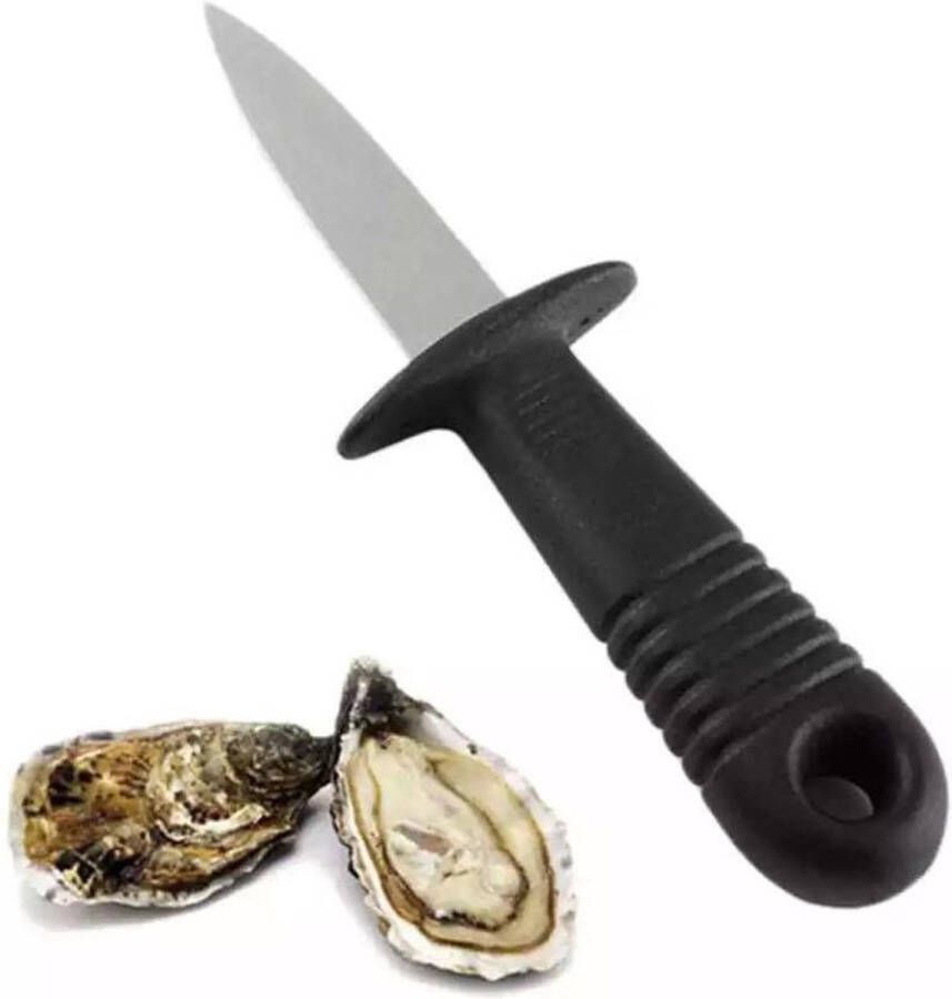 LOUZIR Oestermes- oyster knife- Veilig Oesters Openen- 15 cm- Oesterbreekmes- schaaldiermes