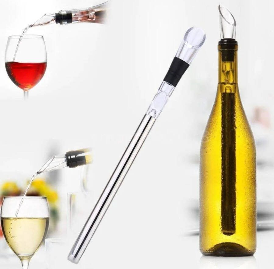 LOUZIR Wijnkoeler Staaf Wijnkoeler Stick Fles Koelers Wijnschenker Wine Chiller Koelstaaf voor wijn