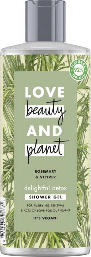 Love Beauty and Planet Douchegel Rosemary & Vetiver 500 ml
