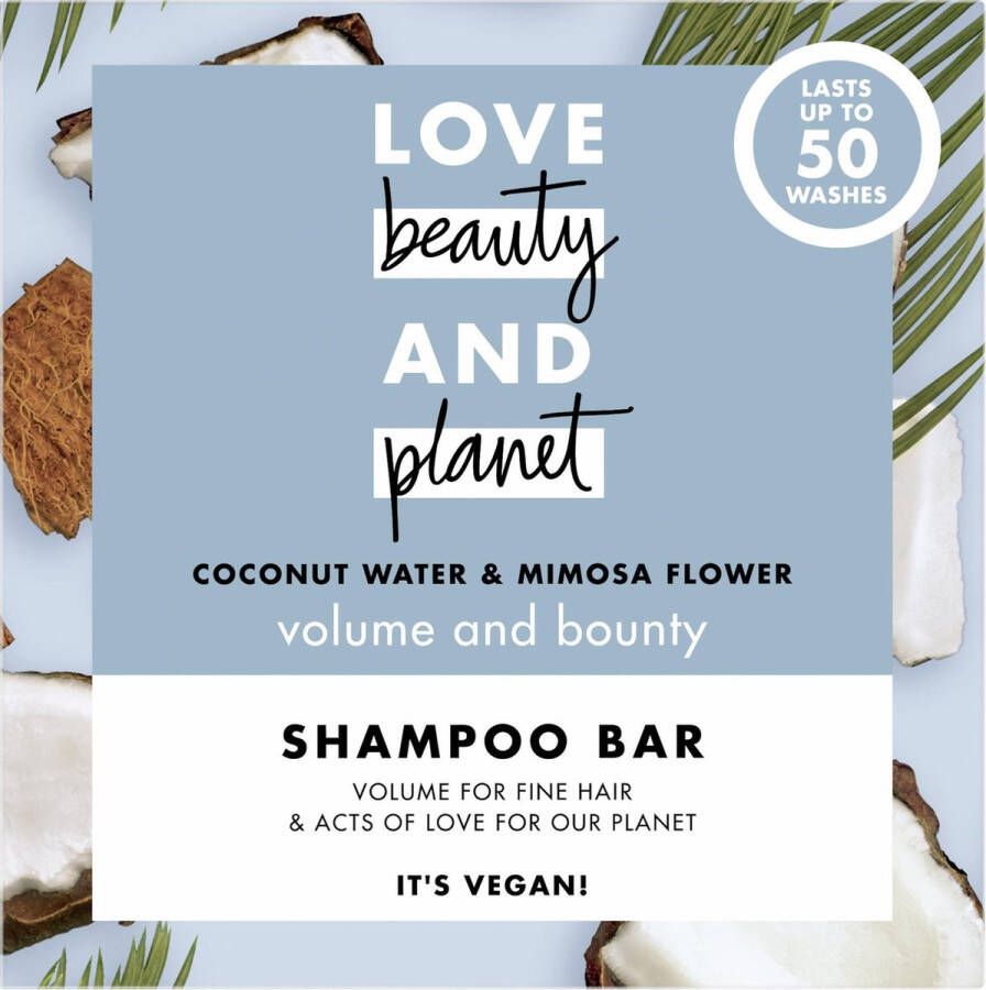 Love Beauty and Planet Shampoo Bar Coconut Water & Mimosa Flower 90 gram