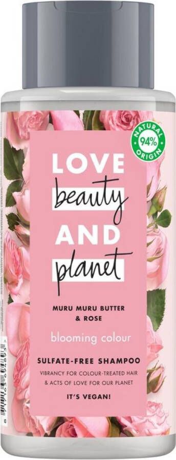 Love Beauty and Planet Muru Butter & Rose Blooming Colour shampoo 6 x 400 ml