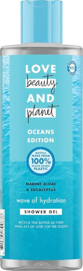 Love Beauty and Planet Showergel Marine Algae & Eucalyptus Wave of Hydration 400 ml