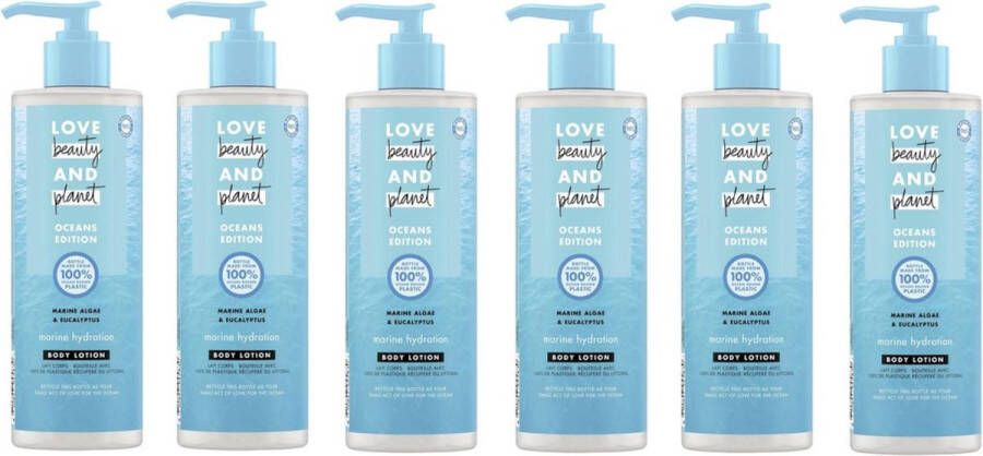 Love Beauty & Planet Love Beauty and Planet Hydration Bodylotion 6x400ml Voordeelverpakking