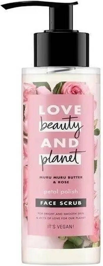 Love Beauty & Planet Muru Buttur & Rose Gezichtsscrub 115ml