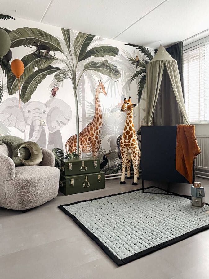 Love by Lily groot speelkleed Winter Moss 150x120cm
