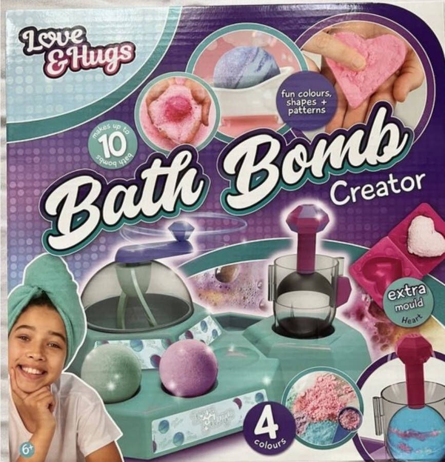 Love & Hugs Mar's Art DIY Bath bomb creator -NEW AND IMPROVED Maak je eigen badbruisballen machine Nieuw en verbeterd! Valentijn voor haar Valentijn voor hem Valentijn